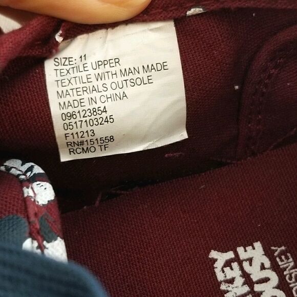 Disney Mickey Mouse Sneakers (size 11) - Picture 6 of 6